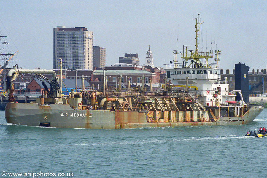 Photograph of the vessel  W.D. Medway II pictured in Portsmouth Harbour on 6th July 2002
