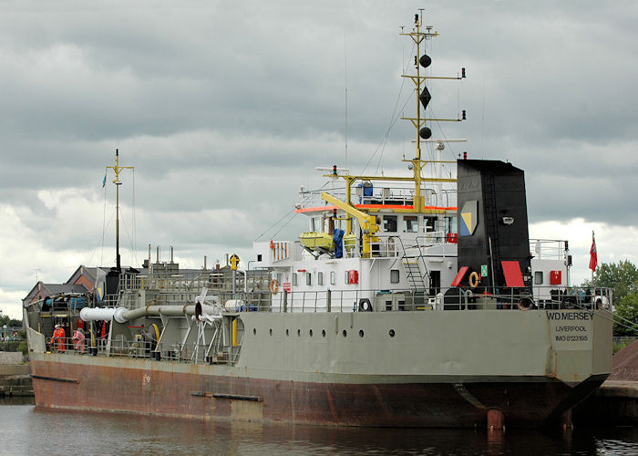 Photograph of the vessel  W.D. Mersey pictured at Ellesmere Port on 31st July 2010
