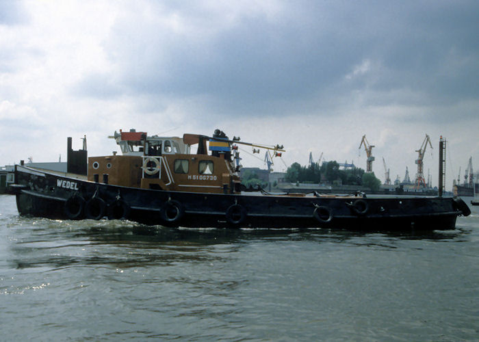 Photograph of the vessel  Wedel pictured at Hamburg on 27th May 1998