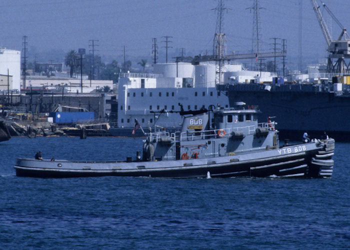Photograph of the vessel USS Wenatchee pictured at San Diego on 16th September 1994