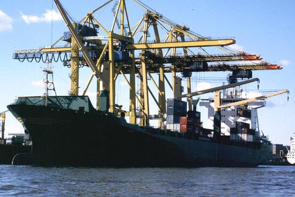 Photograph of the vessel  Westerhamm pictured in Hamburg on 20th March 2001