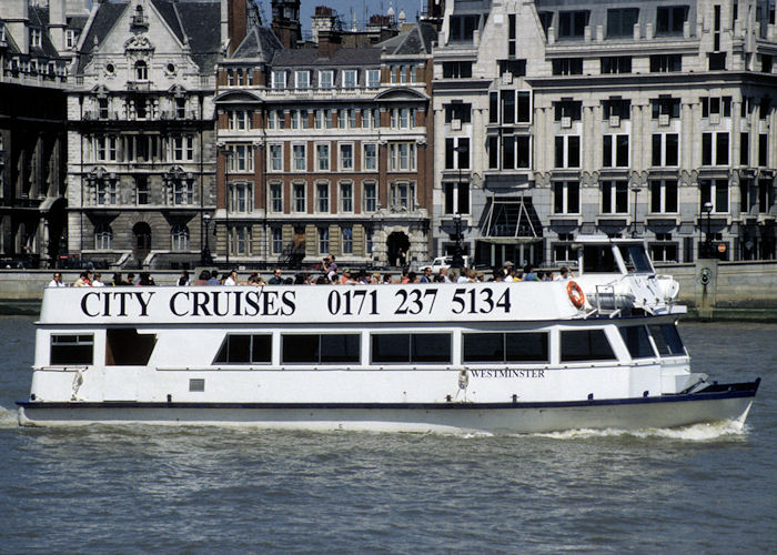 Photograph of the vessel  Westminster pictured in London on 19th July 1997