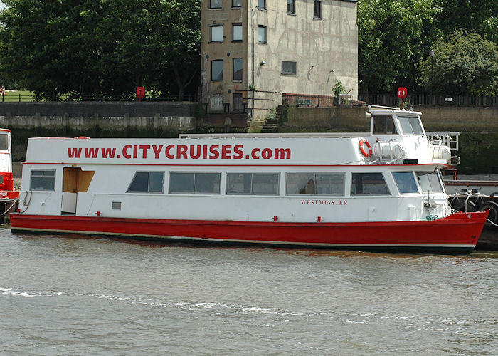 Photograph of the vessel  Westminster pictured in London on 14th June 2009
