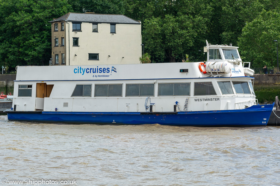 Photograph of the vessel  Westminster pictured in London on 6th July 2023