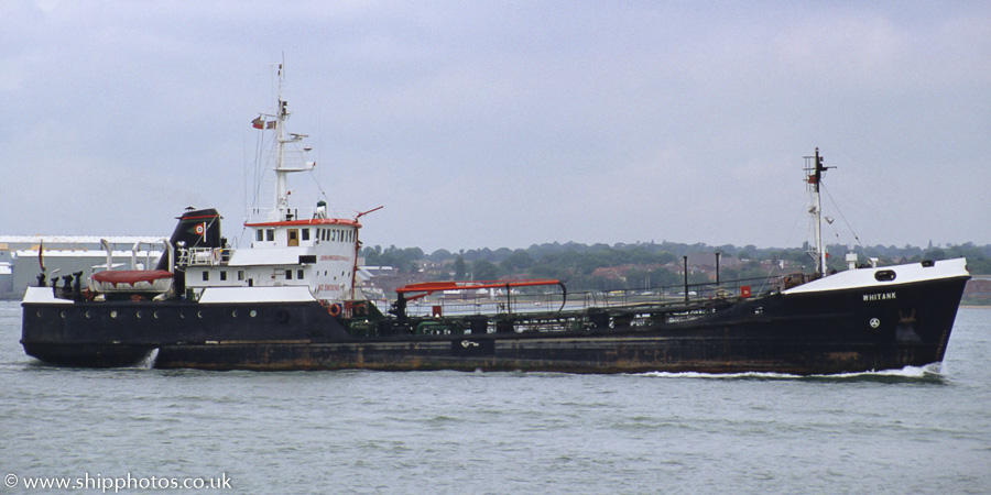 Photograph of the vessel  Whitank pictured at Southampton on 10th June 1989