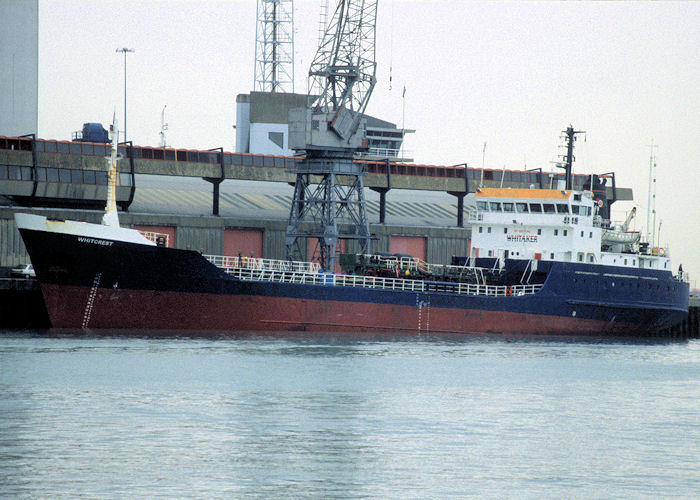 Photograph of the vessel  Whitcrest pictured at Southampton on 21st January 1998