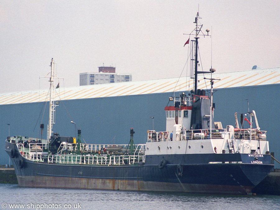 Photograph of the vessel  Whitkirk pictured in Alexandra Branch Dock No. 3, Liverpool on 14th June 2003