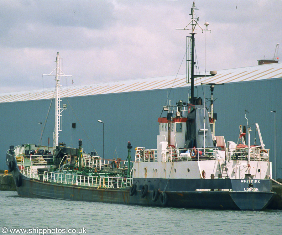 Photograph of the vessel  Whitkirk pictured in Liverpool on 19th June 2004