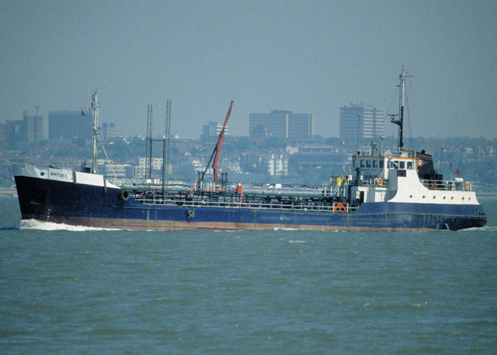 Photograph of the vessel  Whitsea pictured on the River Thames on 16th May 1998