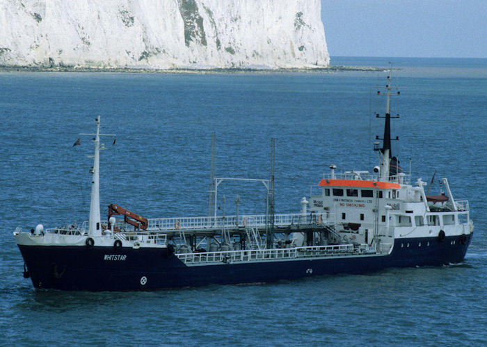 Photograph of the vessel  Whitstar pictured at Dover on 18th April 1997