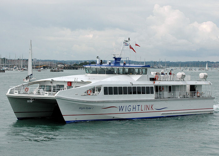  Wight Ryder I pictured departing Portsmouth Harbour on 14th August 2010