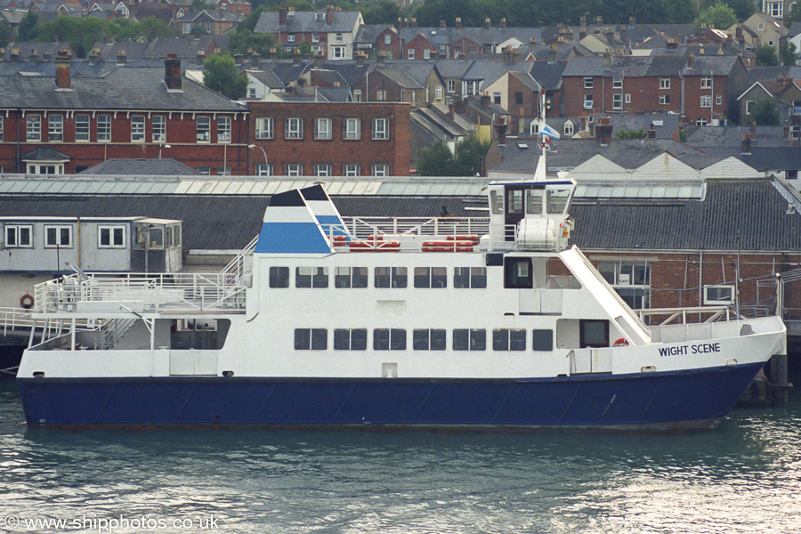 Photograph of the vessel  Wight Scene pictured at Cowes on 17th August 2003