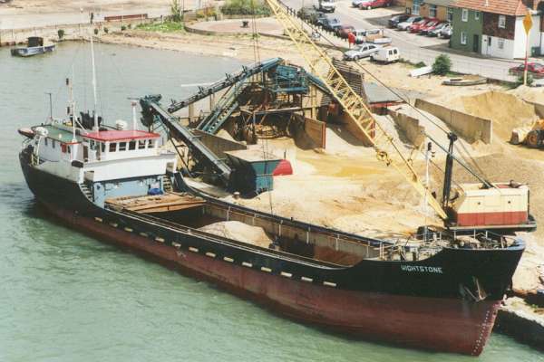 Photograph of the vessel  Wightstone pictured in Southampton on 28th April 1998