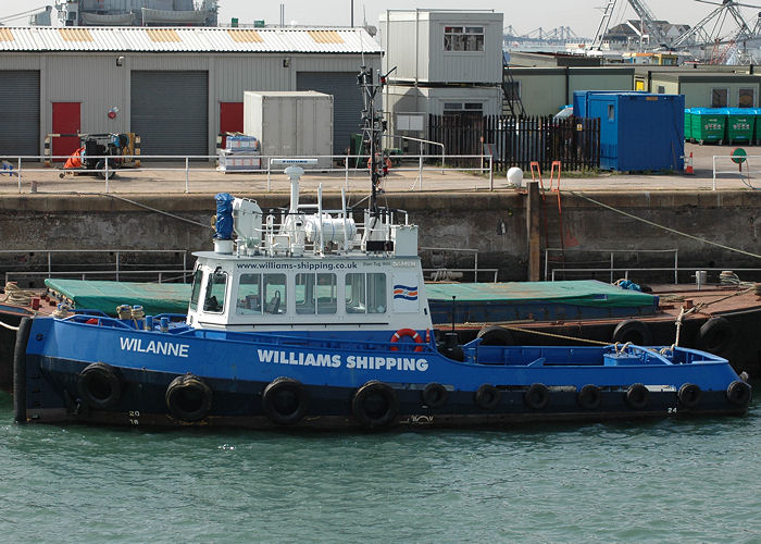  Wilanne pictured in Empress Dock, Southampton on 22nd April 2006