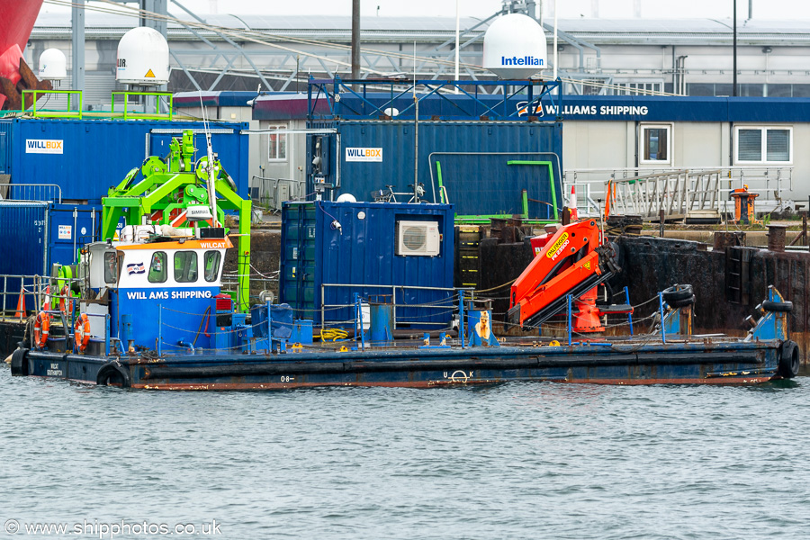 Photograph of the vessel  Wilcat pictured in Empress Dock, Southampton on 15th July 2024