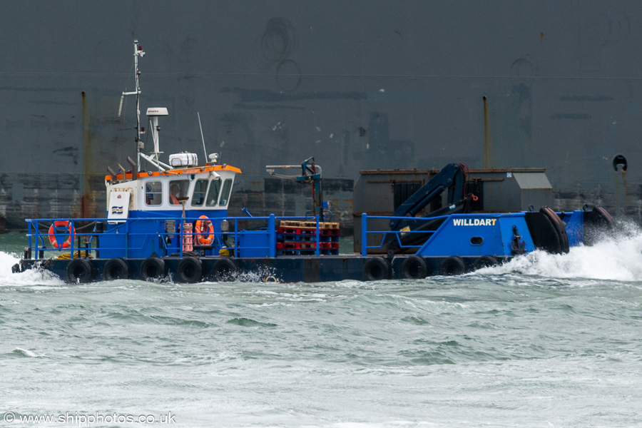 Photograph of the vessel  Willdart pictured at Southampton on 8th July 2023