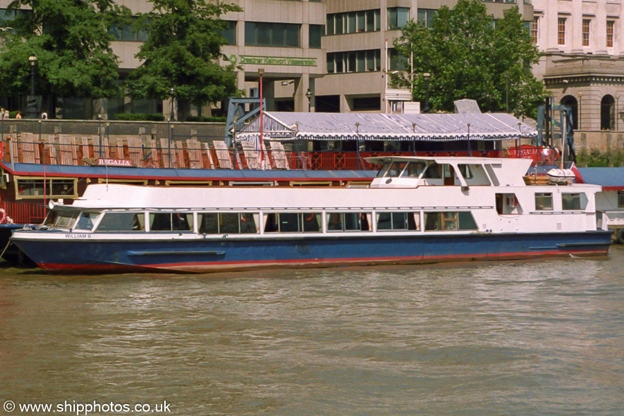  William B pictured in London on 16th July 2005