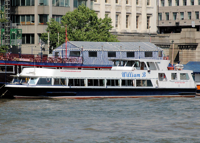 Photograph of the vessel  William B pictured in London on 11th June 2009