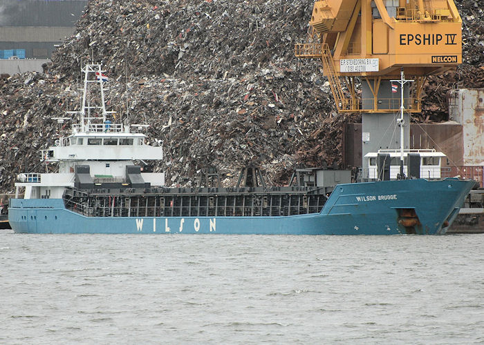 Photograph of the vessel  Wilson Brugge pictured in Sint-Laurenshaven, Rotterdam-Botlek on 20th June 2010