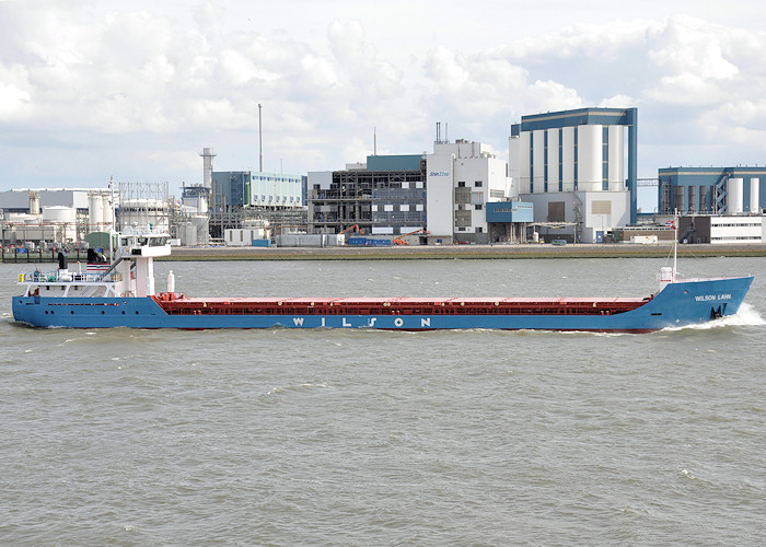 Photograph of the vessel  Wilson Lahn pictured passing Vlaardingen on 23rd June 2012