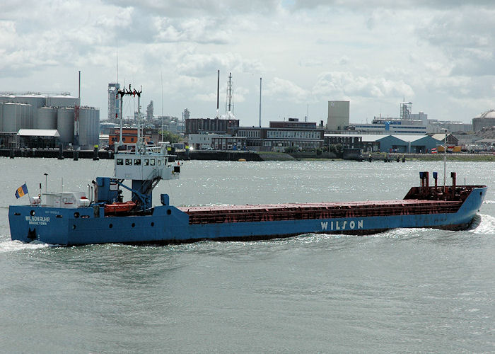 Photograph of the vessel  Wilson Ruhr pictured passing Vlaardingen on 19th June 2010