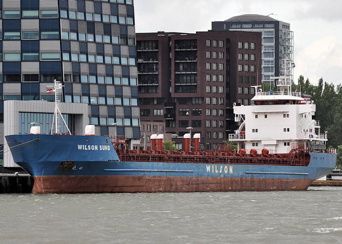 Photograph of the vessel  Wilson Sund pictured at Lloydkade, Rotterdam on 24th June 2012