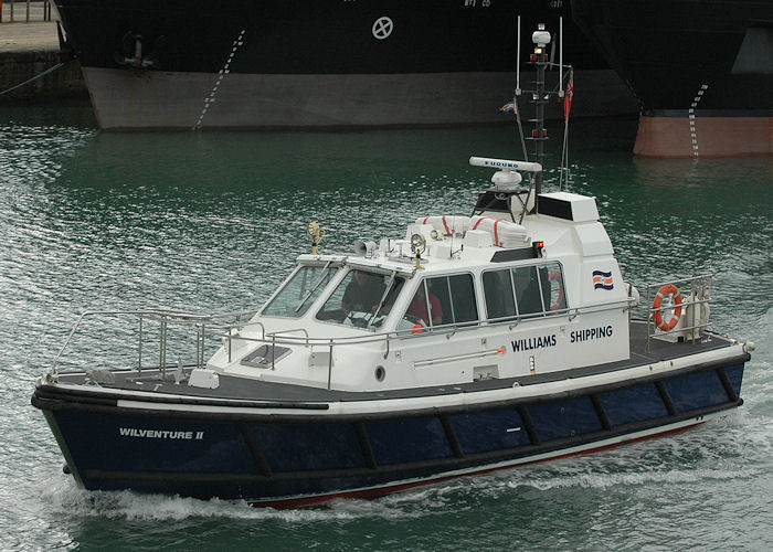  Wilventure II pictured leaving Empress Dock, Southampton on 14th August 2010