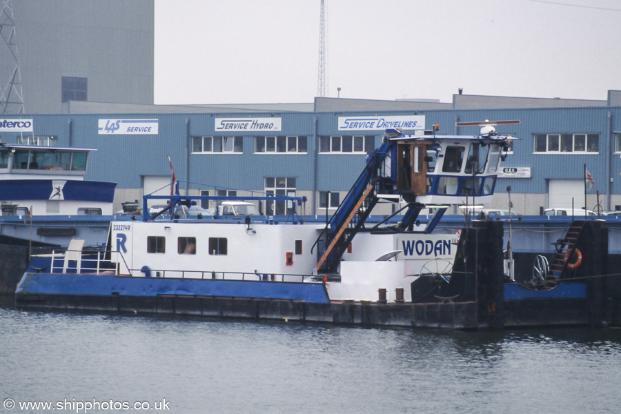 Photograph of the vessel  Wodan pictured in Houtdok, Antwerp on 20th June 2002