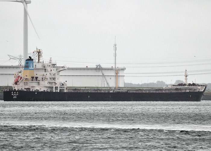 Photograph of the vessel  Wu Zhu Hai pictured arriving at Europoort on 24th June 2012