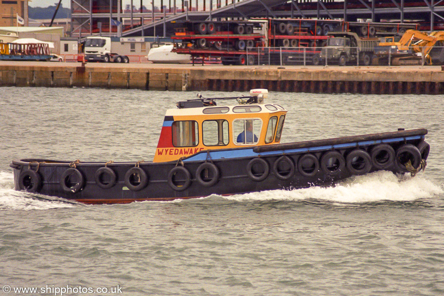 Photograph of the vessel  Wyedawake pictured at Southampton on 13th June 2002