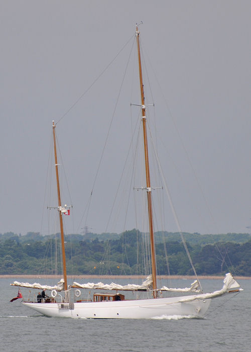 Photograph of the vessel  Yali pictured in the Solent on 10th June 2013