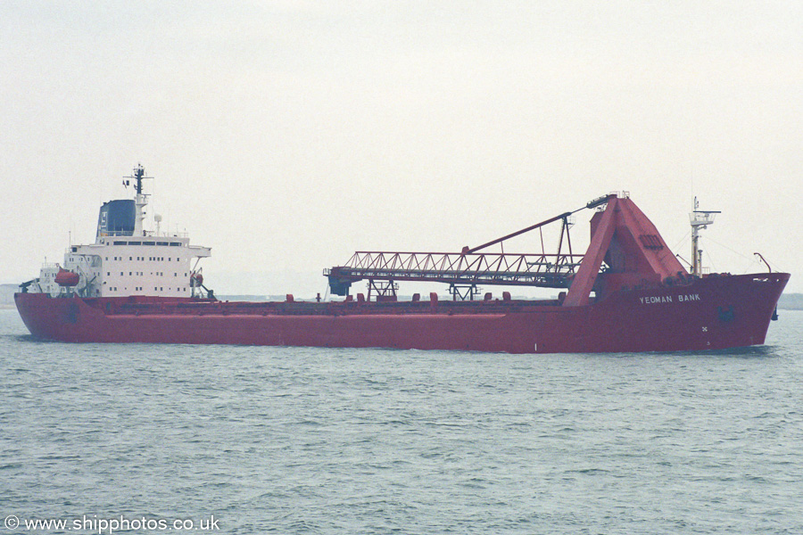 Photograph of the vessel  Yeoman Bank pictured approaching Southampton on 12th April 2003