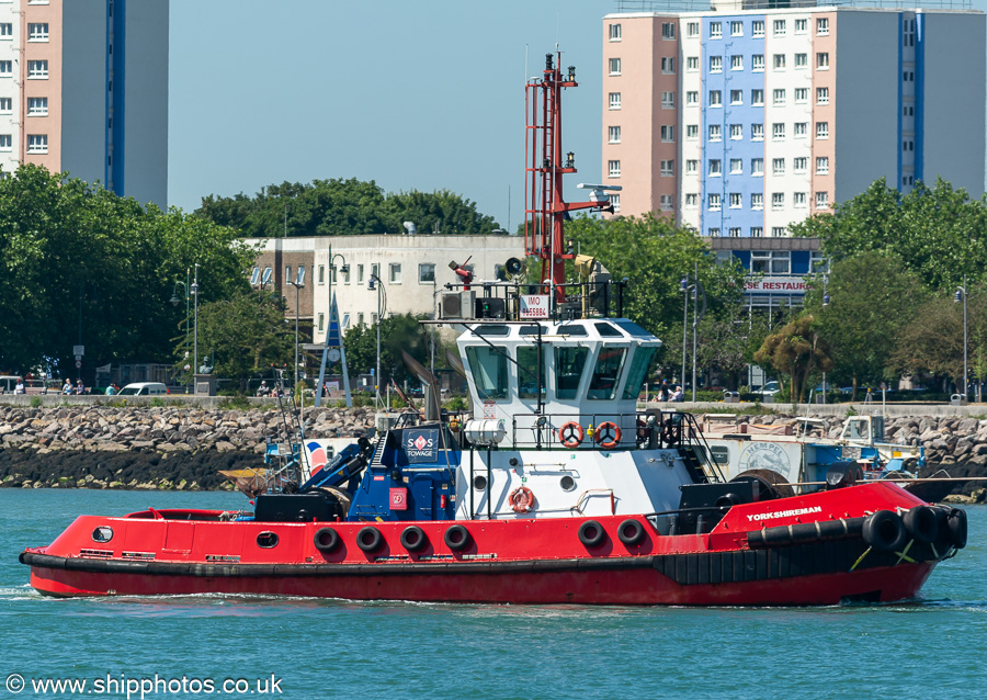 Photograph of the vessel  Yorkshireman pictured in Portsmouth Harbour on 7th July 2023