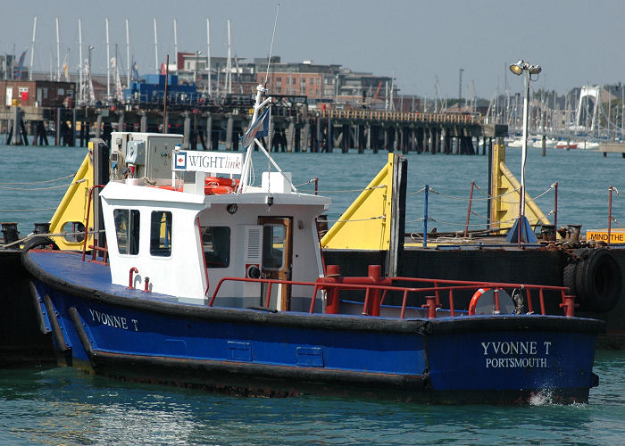 Photograph of the vessel  Yvonne T pictured in Portsmouth Harbour on 8th August 2006