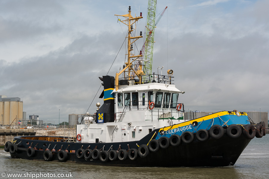 Photograph of the vessel  Zeebrugge pictured in Gladstone Dock, Liverpool on 20th June 2015