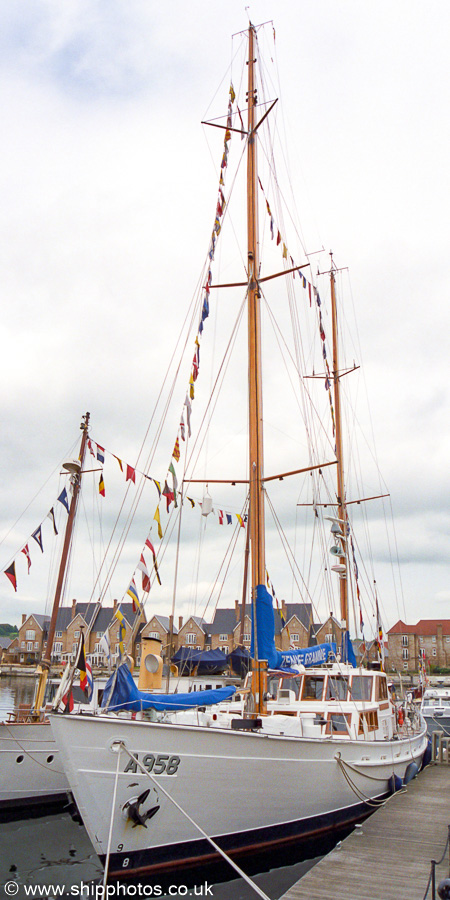 Photograph of the vessel BNS Zenobe Gramme pictured at Chatham on 4th June 2002