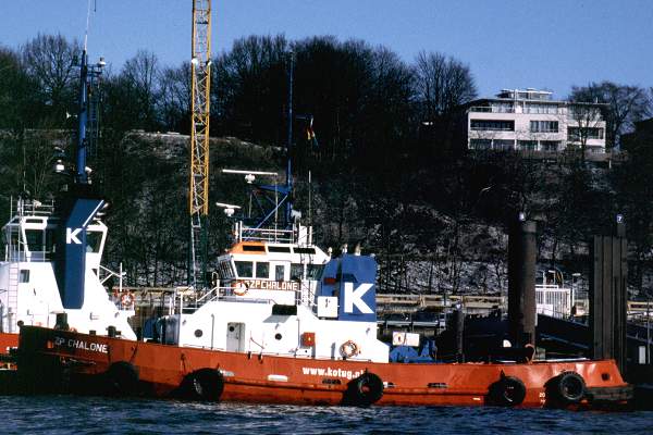 Photograph of the vessel  ZP Chalone pictured in Hamburg on 20th March 2001